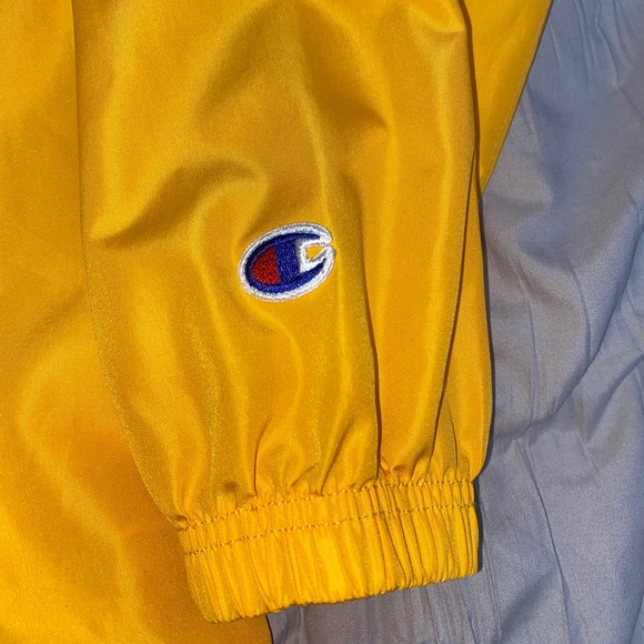 Yellow Champion Hoodie Zip Up NWOT - Picture 4 of 5